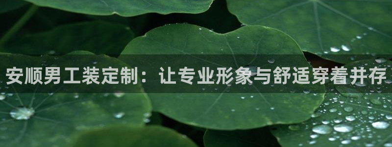 龙8头号玩家官方|安顺男工装定制：让专业形象与舒适穿着并存